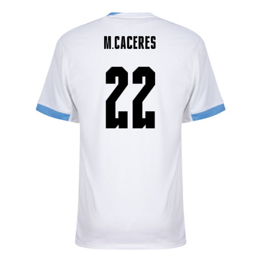2024-2025 Uruguay Away Shirt (M.Caceres 22)