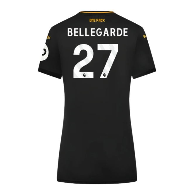 2024-2025 Wolves Away Shirt - Womens (Bellegarde 27)
