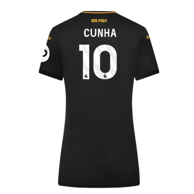 2024-2025 Wolves Away Shirt - Womens (Cunha 10)