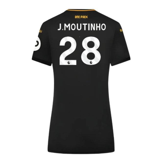 2024-2025 Wolves Away Shirt - Womens (J.Moutinho 28)