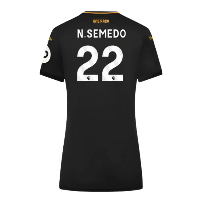 2024-2025 Wolves Away Shirt - Womens (N.Semedo 22)