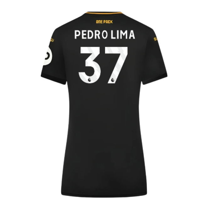 2024-2025 Wolves Away Shirt - Womens (Pedro Lima 37)