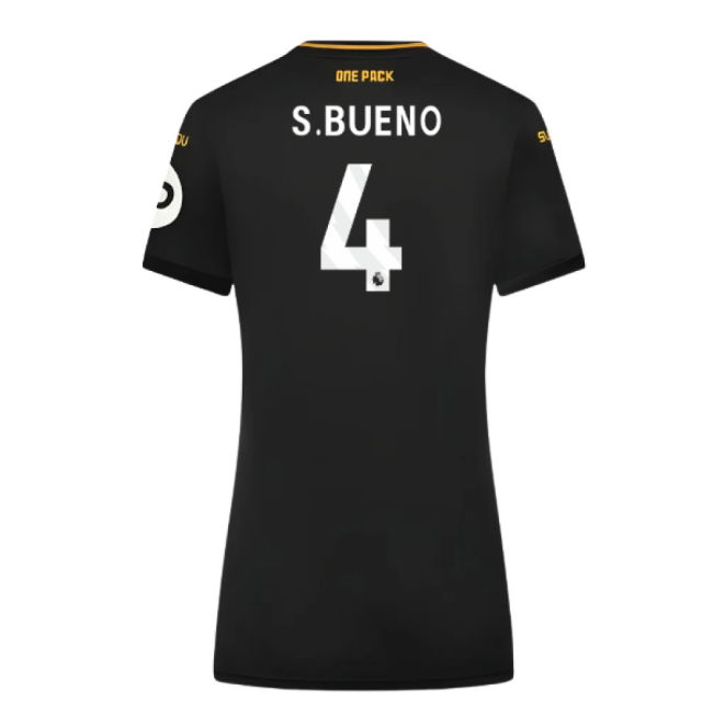 2024-2025 Wolves Away Shirt - Womens (S.Bueno 4)