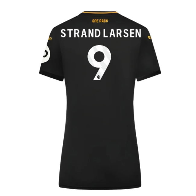 2024-2025 Wolves Away Shirt - Womens (Strand Larsen 9)