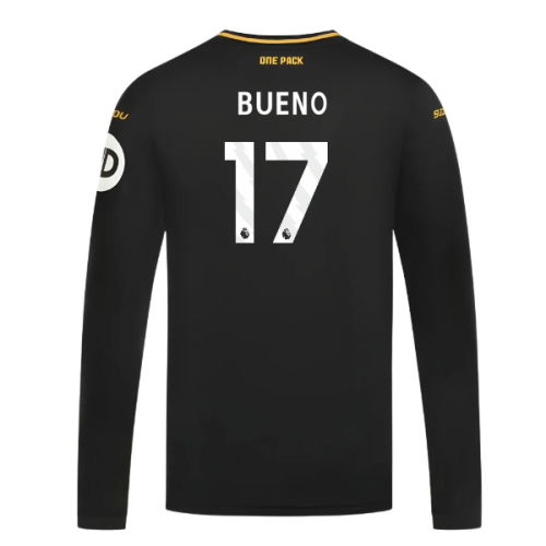 2024-2025 Wolves Long Sleeve Away Shirt (Bueno 17)