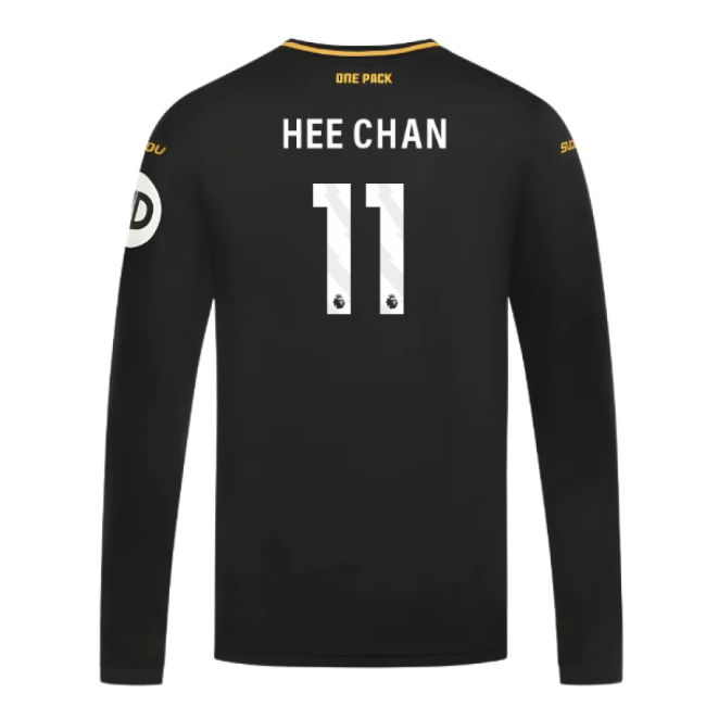 2024-2025 Wolves Long Sleeve Away Shirt (Hee Chan 11)