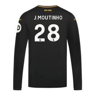 2024-2025 Wolves Long Sleeve Away Shirt (J.Moutinho 28)