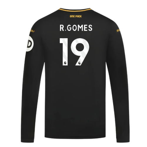 2024-2025 Wolves Long Sleeve Away Shirt (R.Gomes 19)