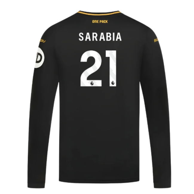 2024-2025 Wolves Long Sleeve Away Shirt (Sarabia 21)