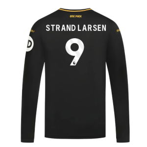 2024-2025 Wolves Long Sleeve Away Shirt (Strand Larsen 9)