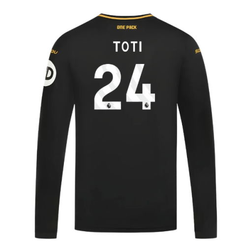 2024-2025 Wolves Long Sleeve Away Shirt (Toti 24)