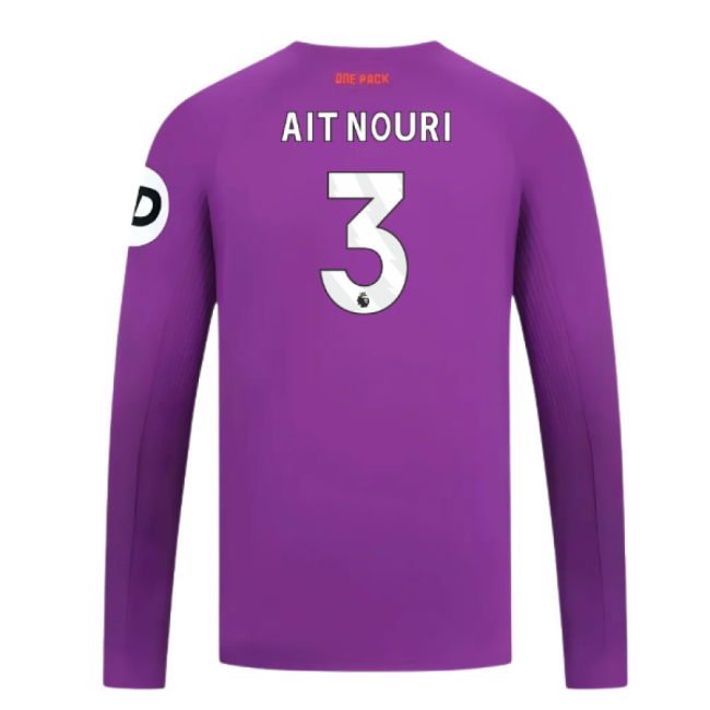 2024-2025 Wolves Long Sleeve Third Shirt (Ait Nouri 3)