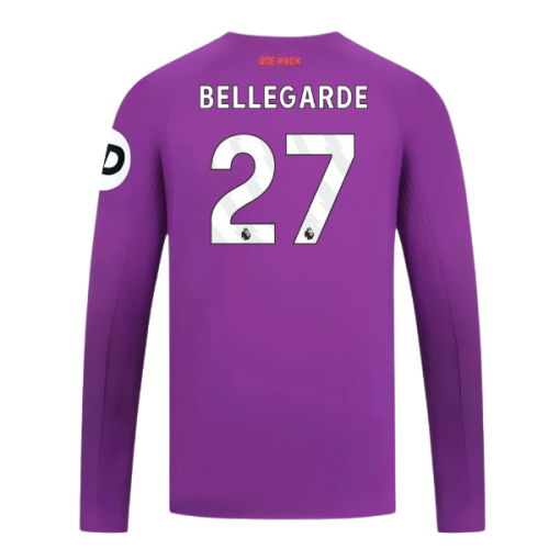 2024-2025 Wolves Long Sleeve Third Shirt (Bellegarde 27)