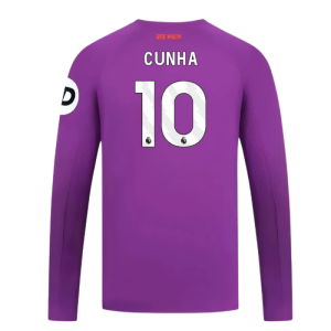 2024-2025 Wolves Long Sleeve Third Shirt (Cunha 10)