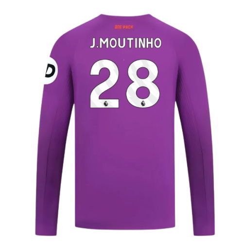 2024-2025 Wolves Long Sleeve Third Shirt (J.Moutinho 28)