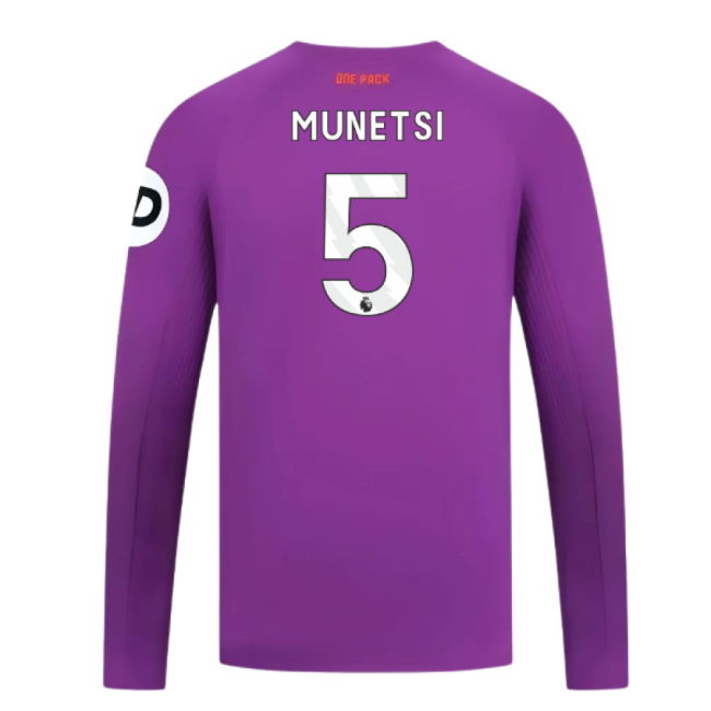 2024-2025 Wolves Long Sleeve Third Shirt (Munetsi 5)