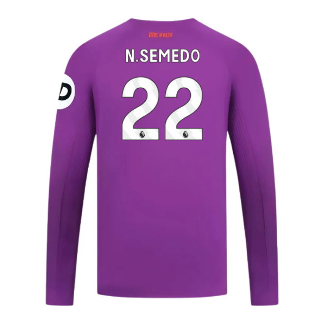 2024-2025 Wolves Long Sleeve Third Shirt (N.Semedo 22)