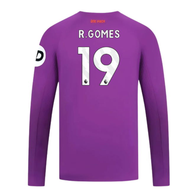 2024-2025 Wolves Long Sleeve Third Shirt (R.Gomes 19)