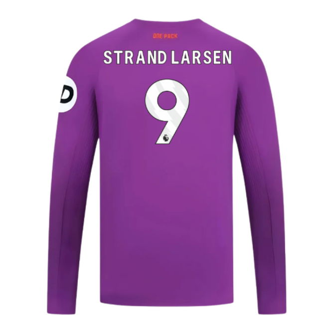 2024-2025 Wolves Long Sleeve Third Shirt (Strand Larsen 9)