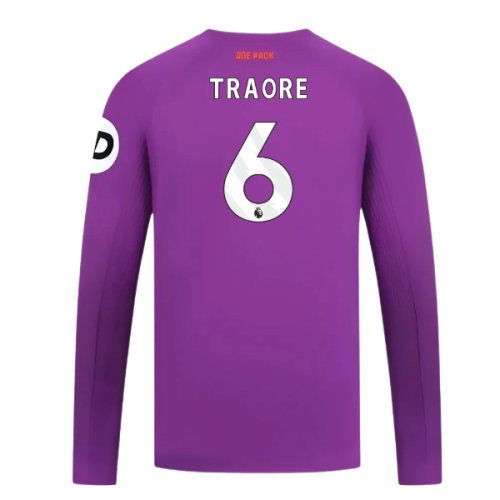2024-2025 Wolves Long Sleeve Third Shirt (Traore 6)