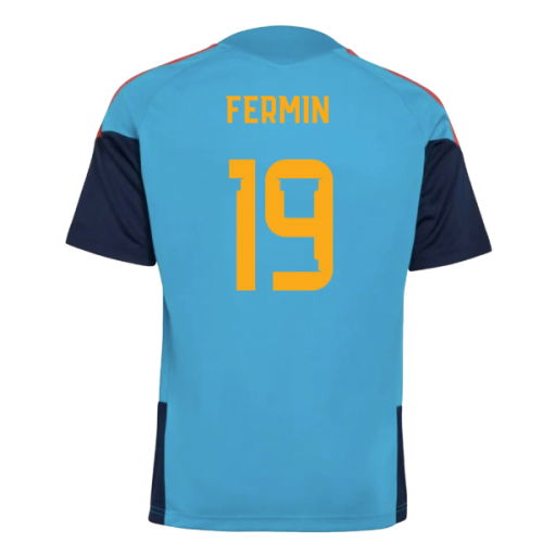 2025-2025 Spain Training Jersey (Bold Aqua) - Kids (Fermin 19)