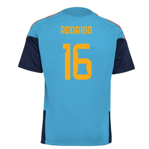2025-2025 Spain Training Jersey (Bold Aqua) - Kids (Rodrigo 16)