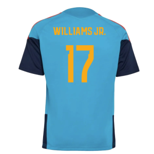 2025-2025 Spain Training Jersey (Bold Aqua) - Kids (Williams Jr. 17)