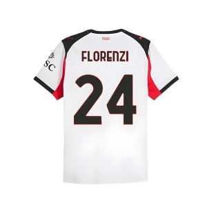 2025-2026 AC Milan Authentic Away Shirt (Florenzi 24)