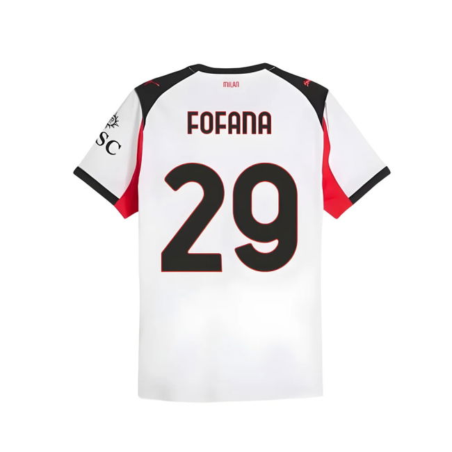 2025-2026 AC Milan Authentic Away Shirt (Fofana 29)