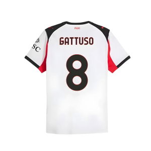 2025-2026 AC Milan Authentic Away Shirt (Gattuso 8)