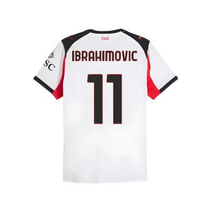 2025-2026 AC Milan Authentic Away Shirt (Ibrahimovic 11)