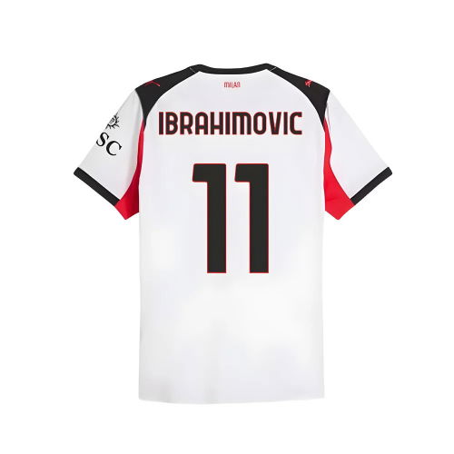 2025-2026 AC Milan Authentic Away Shirt (Ibrahimovic 11)