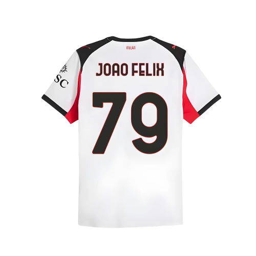 2025-2026 AC Milan Authentic Away Shirt (Joao Felix 79)