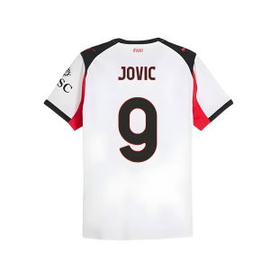 2025-2026 AC Milan Authentic Away Shirt (Jovic 9)