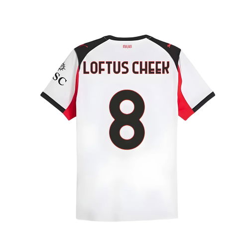 2025-2026 AC Milan Authentic Away Shirt (Loftus Cheek 8) 2025-2026 AC Milan Authentic Away Shirt (Loftus Cheek 8)