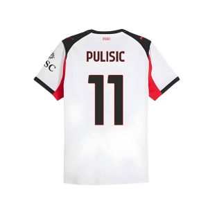 2025-2026 AC Milan Authentic Away Shirt (Pulisic 11)