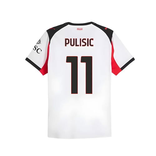 2025-2026 AC Milan Authentic Away Shirt (Pulisic 11)