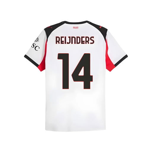 2025-2026 AC Milan Authentic Away Shirt (Reijnders 14)