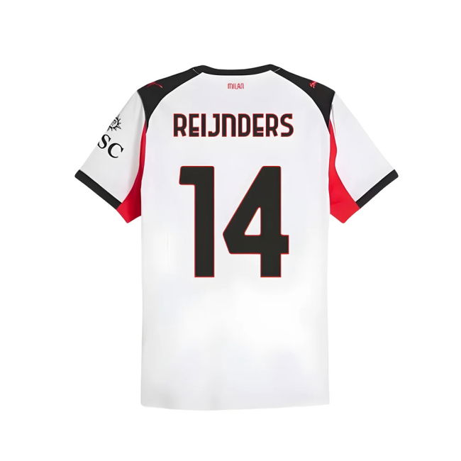 2025-2026 AC Milan Authentic Away Shirt (Reijnders 14)