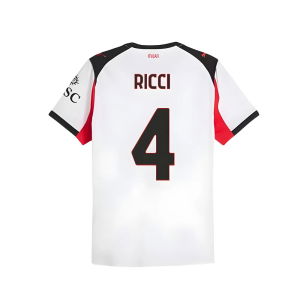 2025-2026 AC Milan Authentic Away Shirt (Ricci 4)