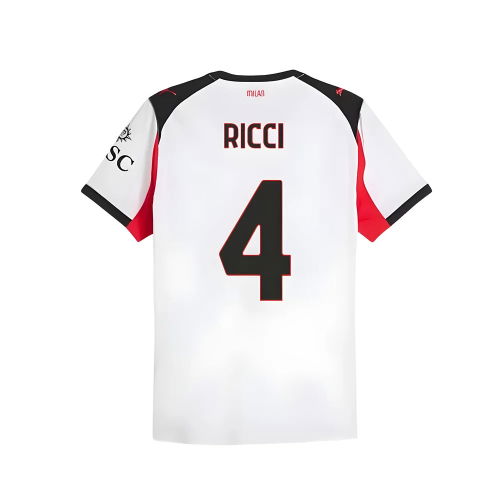 2025-2026 AC Milan Authentic Away Shirt (Ricci 4)