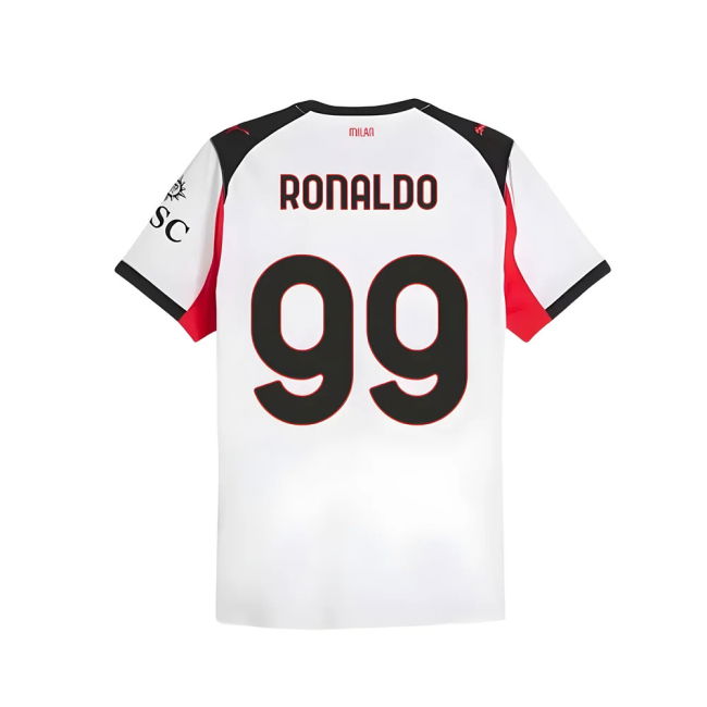 2025-2026 AC Milan Authentic Away Shirt (Ronaldo 99)
