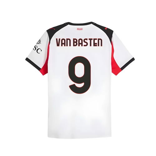 2025-2026 AC Milan Authentic Away Shirt (Van Basten 9)