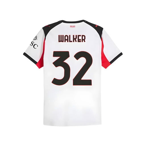 2025-2026 AC Milan Authentic Away Shirt (Walker 32)