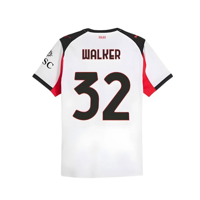 2025-2026 AC Milan Authentic Away Shirt (Walker 32)