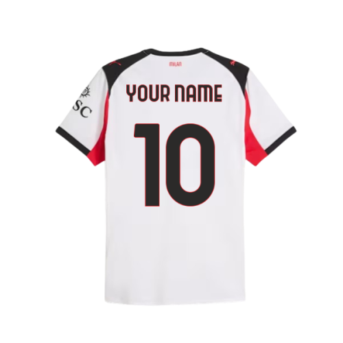 2025-2026 AC Milan Authentic Away Shirt (Your Name)