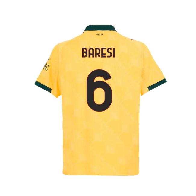 2025-2026 AC Milan Authentic Third Shirt (Baresi 6)