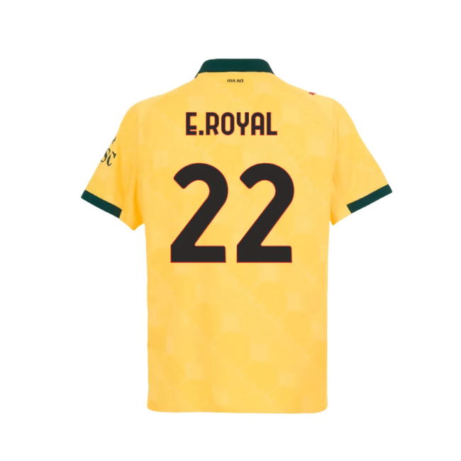 2025-2026 AC Milan Authentic Third Shirt (E.Royal 22)