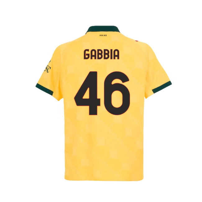 2025-2026 AC Milan Authentic Third Shirt (Gabbia 46)