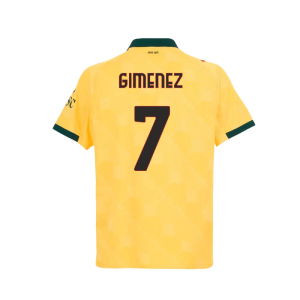 2025-2026 AC Milan Authentic Third Shirt (Gimenez 7)